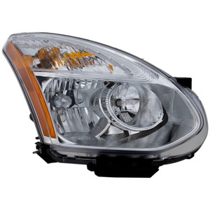 Headlight Assembly for Nissan Rogue 2011-2012, Right Passenger Side, Halogen, Replacement