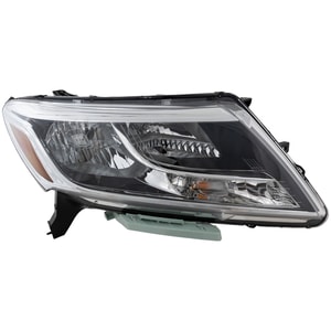 Headlight Assembly for Nissan Pathfinder 2013-2016, Right Passenger, Halogen, Suitable for 2014-2014 Hybrid Model, Replacement