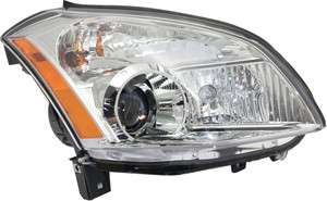 Headlight Assembly for Nissan Maxima 2007, Right Passenger Side, Halogen, Replacement
