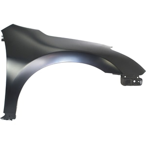 Front Fender for Nissan Altima Coupe, Right Passenger, Model Years 2008-2013, Primed (Ready to Paint), Made from Steel, Replacement