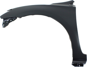 Front Fender for Nissan Sentra 2013-2015, Left Driver, Primed (Ready to Paint), Steel, without Rocker Molding Holes, Replacement (CAPA Certified)