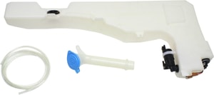 Washer Reservoir for 2005-2021 Nissan Frontier, Complete Assembly with Pump, Inlet, Cap, and Sensor, Fits 2009-2021 Models without Off Road Package, Replacement