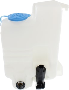 Washer Reservoir Assembly for Nissan Armada 2004 - 2015 with Pump, Cap and Sensor Hole, Replacement