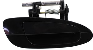 Front Exterior Door Handle for Nissan Altima 2002-2006, Right Passenger, Smooth Black, without Keyhole, Replacement