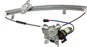Front Window Regulator for Nissan Pathfinder/Infiniti QX4 1998-2001, Right Passenger, Power with Motor, Replacement