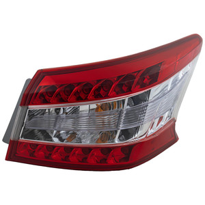 Outer Tail Light Assembly for Nissan Sentra 2013-2015, Right Passenger Side, Replacement