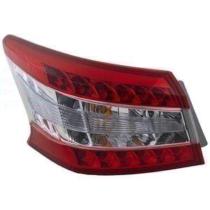 Outer Tail Light Assembly for Nissan Sentra 2013-2015, Left Driver, Replacement