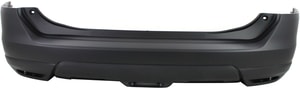 Rear Bumper Cover for Nissan Rogue 2014-2016, Primed (Ready to Paint), Replacement