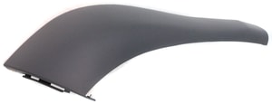 Rear Bumper End for Pontiac Torrent 2006-2009, Right Passenger Side, Lower Section, Textured Black, Excluding GXP Model, Replacement