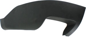 Rear Bumper End for Pontiac Torrent 2006-2009, Left Driver Side, Lower Section, Textured Black, Excluding GXP Model, Replacement