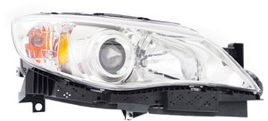 Headlight Assembly for Subaru Impreza 2012-2014, Right Passenger, Halogen, Suitable for WRX Models, Sedan/Wagon, Replacement
