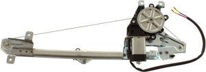 Power Rear Window Regulator with Motor for SAAB 9-5 (1999-2009), Right Passenger Side, Replacement