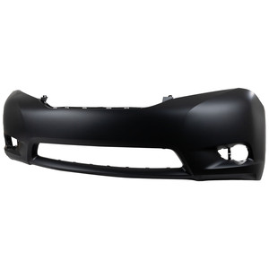 Front Bumper Cover for Toyota Sienna 2011-2017, Primed (Ready to Paint), Excludes Limited/SE Models, XLE without Limited Package, without Parking Aid Sensor Holes, Replacement