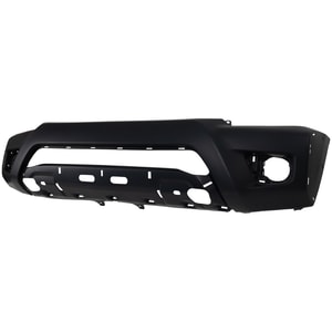 Front Bumper Cover for 2012-2015 Toyota Tacoma, Textured with Wheel Opening Flares, Excluding X-Runner Model, Replacement