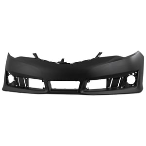Front Bumper Cover for 2012-2014 Toyota Camry, Primed (Ready to Paint), Suitable for SE/SE Sport Models, Replacement