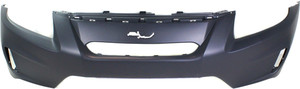Front Bumper Cover for 2012-2014 Toyota RAV4, Primed (Ready to Paint), Specifically Designed for EV Model, Replacement