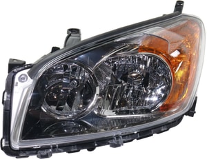 Headlight Assembly for Toyota RAV4 2009-2012, Left Driver, Halogen, Sport Model, North America Built Vehicle, Replacement