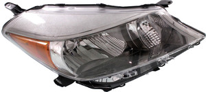 Headlight for Toyota Yaris Hatchback Sport Type, 2012-2014, Right Passenger, Lens and Housing, Halogen, Replacement
