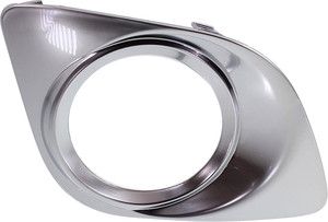 Front Fog Light Molding for Toyota Venza 2009-2012, Right Passenger, Chrome, Replacement