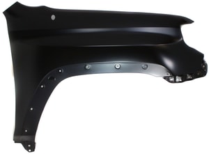 Front Fender for Toyota 4Runner (2010-2013), Right Passenger Side, Primed (Ready to Paint), Steel, with Antenna Hole, Replacement