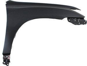 Front Fender for Toyota Highlander 2011-2013, Right Passenger, Primed (Ready to Paint), Excludes Hybrid Models, without Antenna Hole, Replacement