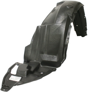 Front Fender Liner Left Driver for Toyota Corolla 2009-2010, Vacuum Form, Replacement