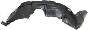 Front Fender Liner for Toyota Highlander 2008-2010, Right Passenger Side, Plastic, Vacuum Form, Excludes Hybrid Model, Replacement