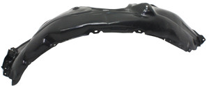 Front Fender Liner for Toyota Camry 2014, Left Driver, Plastic, Vacuum Form, with Retainer, SE/SE Sport Models, From 2012-2013, Replacement