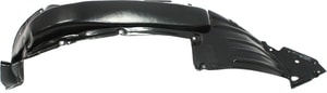 Front Fender Liner for 2012-2015 Tacoma, Left Driver Side, Plastic, Vacuum Formed, with Extension Sheet, for 2WD (Two-Wheel Drive) Base/X-Runner Model, Replacement
