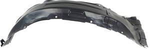 Front Fender Liner Right Passenger for 2010-2022 Toyota Sequoia, Rear Section, Plastic, Vacuum Formed, with Cold Climate Specification, Replacement