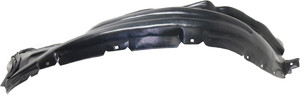 Front Fender Liner for Toyota Tundra 2014-2021, Left Driver, Rear Section, Plastic, Vacuum Form, with Cold Climate Specification, Replacement