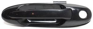Front Exterior Door Handle for Toyota Land Cruiser/Lexus LX470 1998-2007, Left Driver, Smooth Black, Replacement
