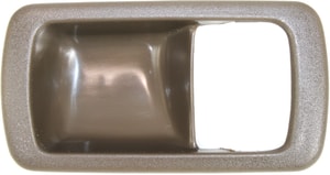 Front Door Handle for Toyota Camry 1992-1996, Left Driver Inside, with Bezel, Brown, Replacement