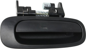Textured Black Rear Exterior Door Handle for Toyota Corolla/Chevrolet Prizm 1998-2002, Right Passenger, Replacement