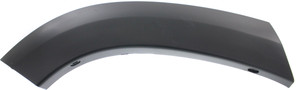 Rear Wheel Opening Molding for Toyota RAV4 2006-2012 Right Passenger, Rear Section, Smooth Black, Mounted on Quarter Panel, Replacement