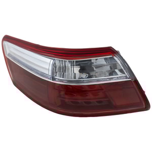 Tail Light for Toyota Camry 2007-2009, Left Driver Outer, Lens and Housing, LED Light, Hybrid Model, Suitable for Japan/USA Built Vehicle, Replacement
