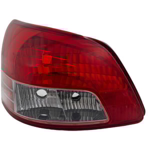 Tail Light for Toyota Yaris 2007-2011, Left Driver, with Lens and Housing, Fits S Model 2007-2009/Base Model 2010-2011, with Sports Package, Sedan, Replacement