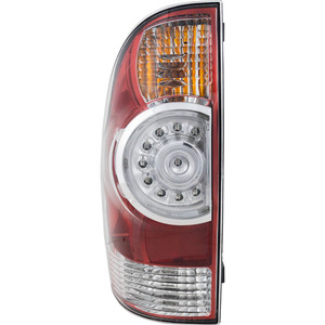 Tail Light Assembly for 2009-2015 Toyota Tacoma, LED, Clear Lens, Left Driver Side, Replacement