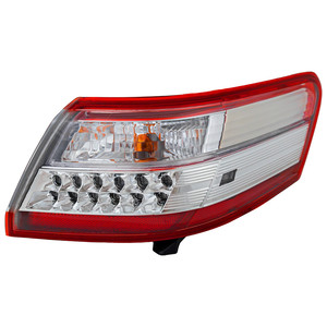 Right Passenger Outer Tail Light Assembly for Toyota Camry Hybrid Model, 2010-2011, USA Built Vehicle, Replacement