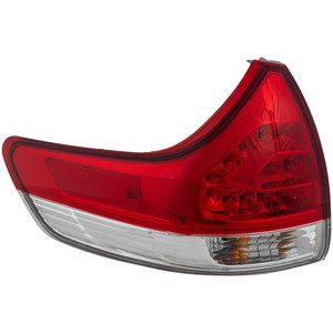 Tail Light Assembly for Toyota Sienna 2011-2014, Left Driver Side, Outer Position, Excluding SE Model, Replacement
