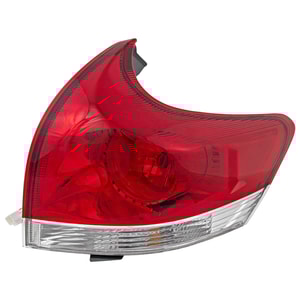 Tail Light Assembly for 2009-2012 Toyota Venza, Right Passenger Side, Outer Part, Replacement