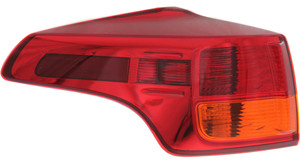 Tail Light Assembly for Toyota RAV4 2013-2015, Left Driver, Outer, Halogen, Excludes EV Model, North America Built Vehicle, Replacement