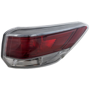 Tail Light Assembly for Toyota Highlander, Right Passenger Outer, Compatible with 2014-2016 Models, Replacement