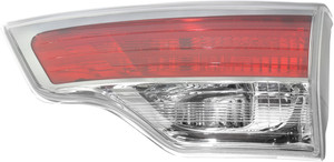 Tail Light Assembly for Toyota Highlander 2014-2016, Right Passenger Side, Inner, Replacement