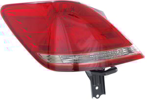 Tail Light Assembly for Toyota Avalon 2008-2009, Left Driver, Outer, Halogen, Replacement