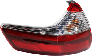 Tail Light Assembly for Toyota Sienna 2015-2019, Left Driver Outer, Excludes SE Model, Replacement