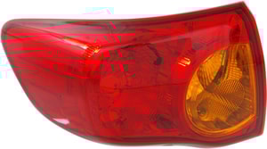 Tail Light for 2009-2010 Toyota Corolla, Left Driver, Lens and Housing, For Japan Built Vehicle, Replacement (CAPA Certified)