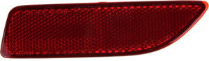 Rear Bumper Reflector Light for Toyota Corolla 2011-2013, Replacement, Left Driver, North America Built Vehicle (CAPA Certified)
