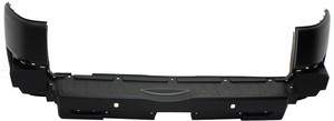 Rear Bumper Cover for Toyota FJ Cruiser 2007-2010, Textured with Rear Object Sensor Holes, Replacement
