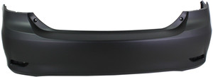 Rear Bumper Cover for Toyota Corolla 2011-2013, Primed (Ready to Paint), without Spoiler Holes, Suitable for Japan Built Vehicle, Replacement (CAPA Certified)